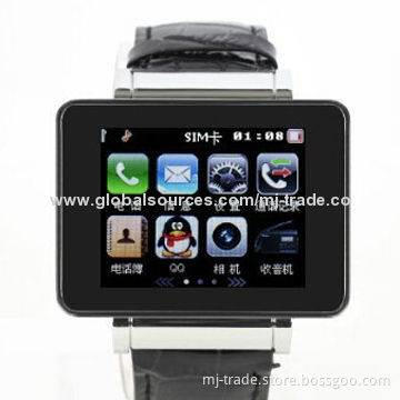 i8s Smart Watch Phone/Wi-Fi/quadband/touchscreen/Java/camera/MSN/Skype/Twitter/Facebook/MP3/G-Sensor